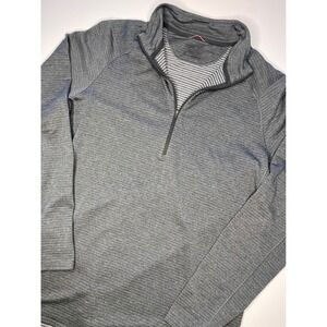 Patagonia Capilene Midweight Baselayer Quarter Zip Pullover Men's XL Gray